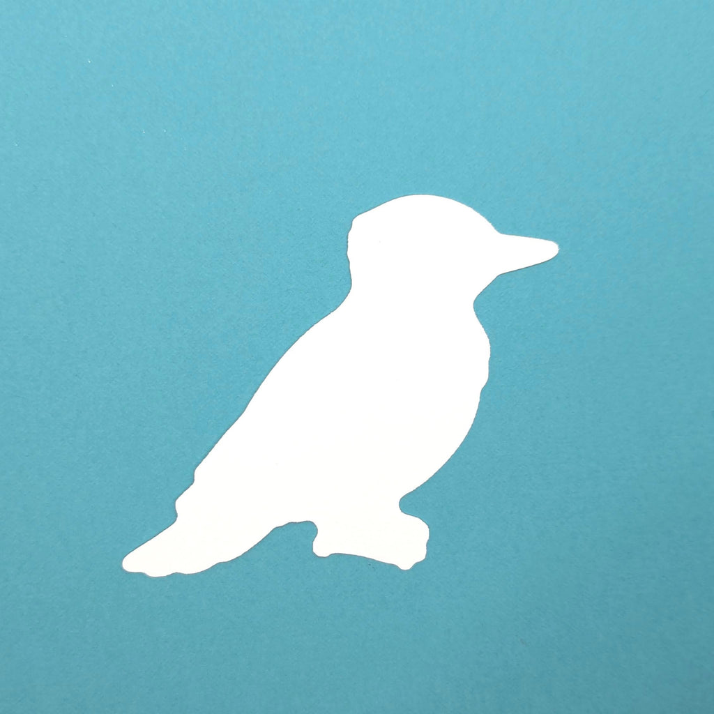 back of woodpecker vinyl sticker