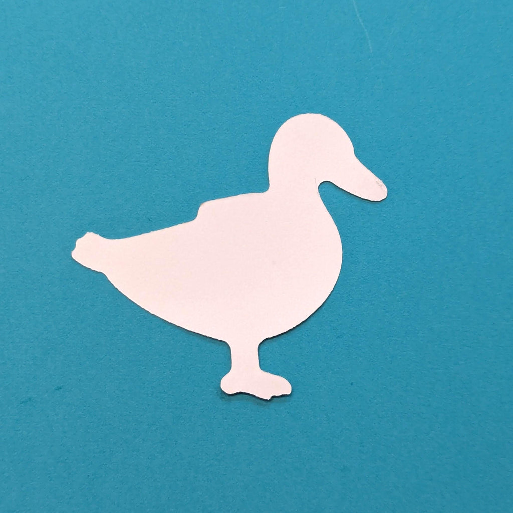 back of mallard duck sticker