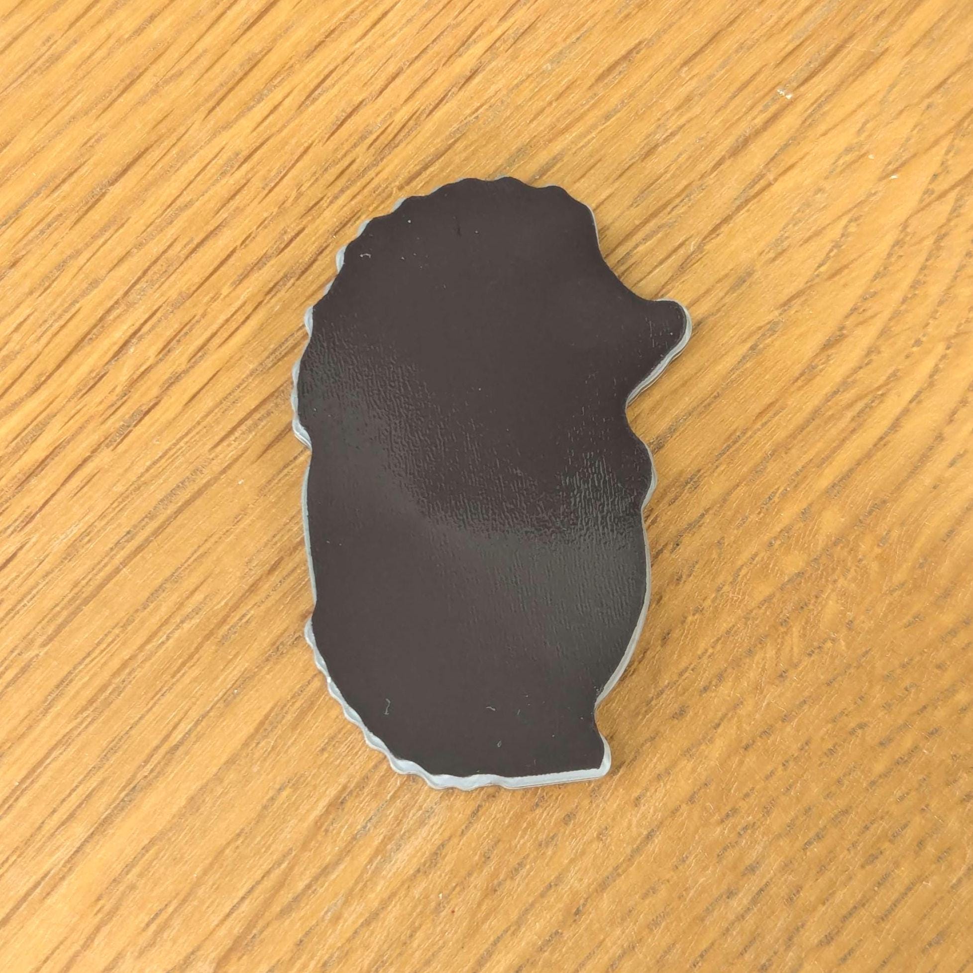 hedgehog fridge magnet back