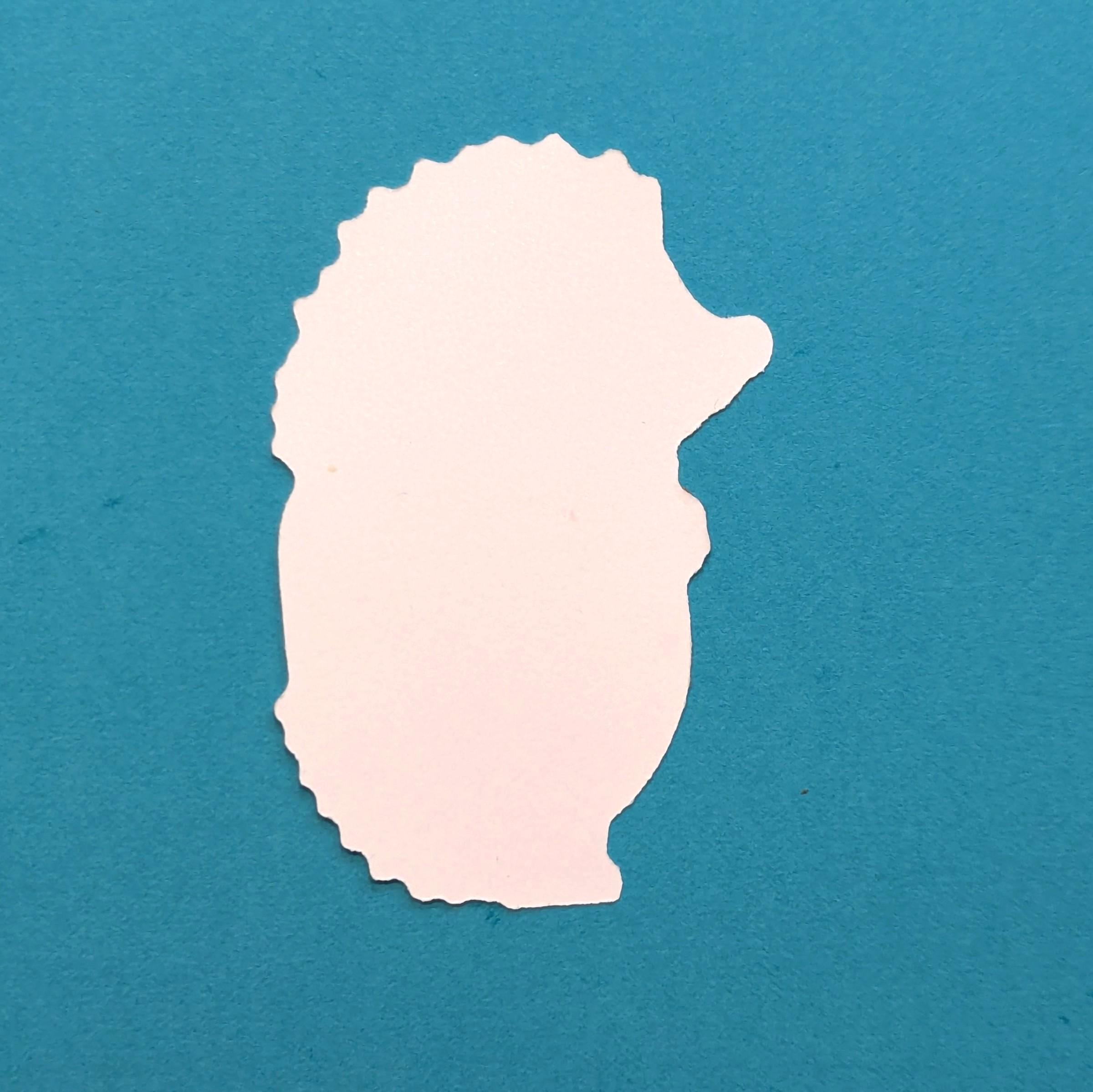 back view of a hedgehog sticker