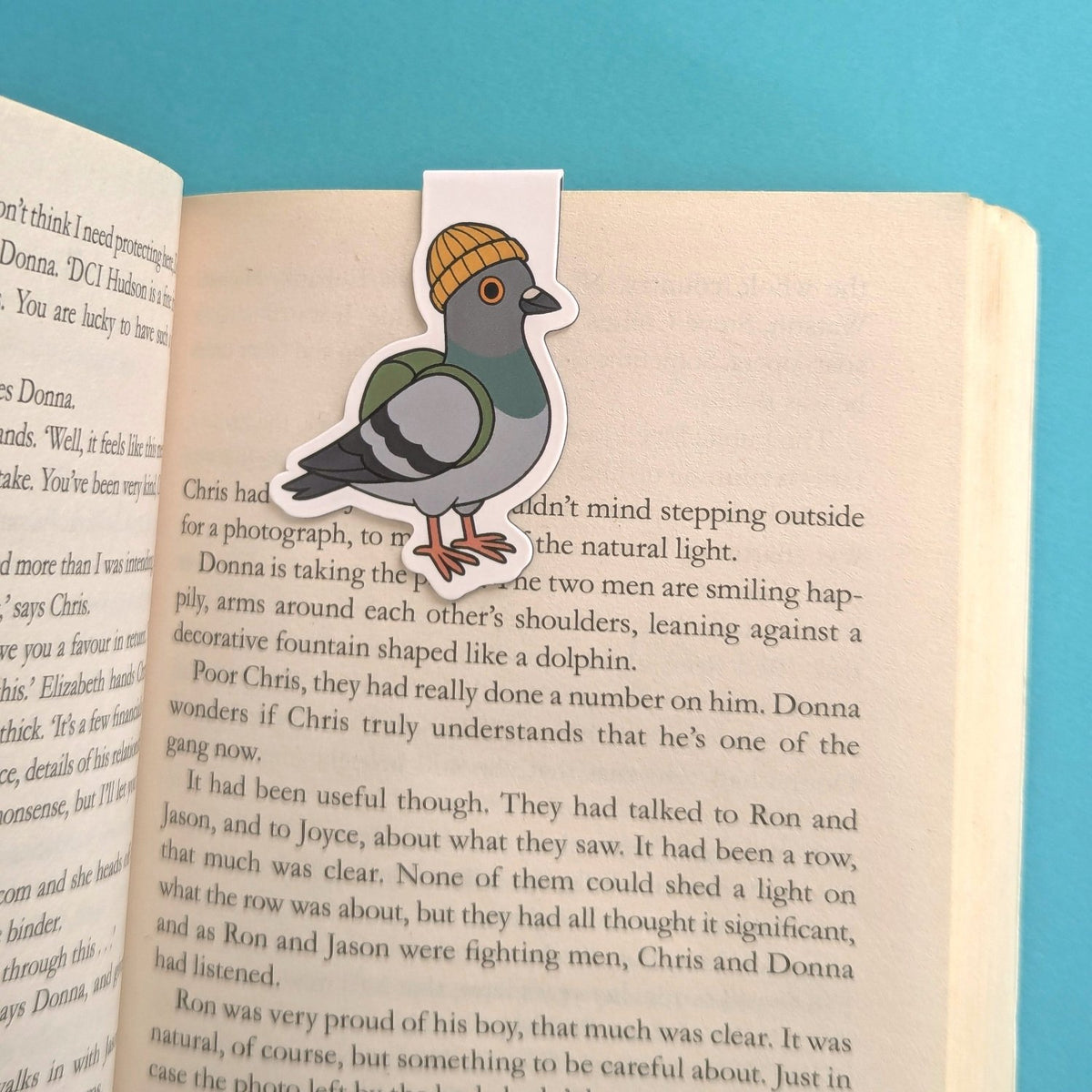 Pigeon Magnetic Bookmark