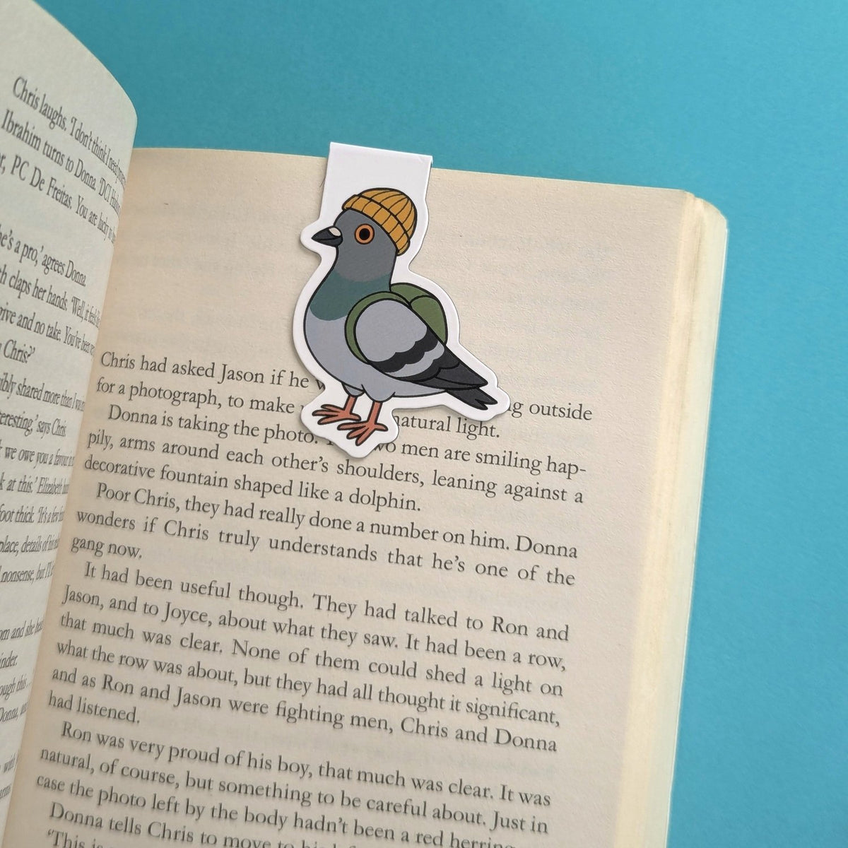 Pigeon Magnetic Bookmark