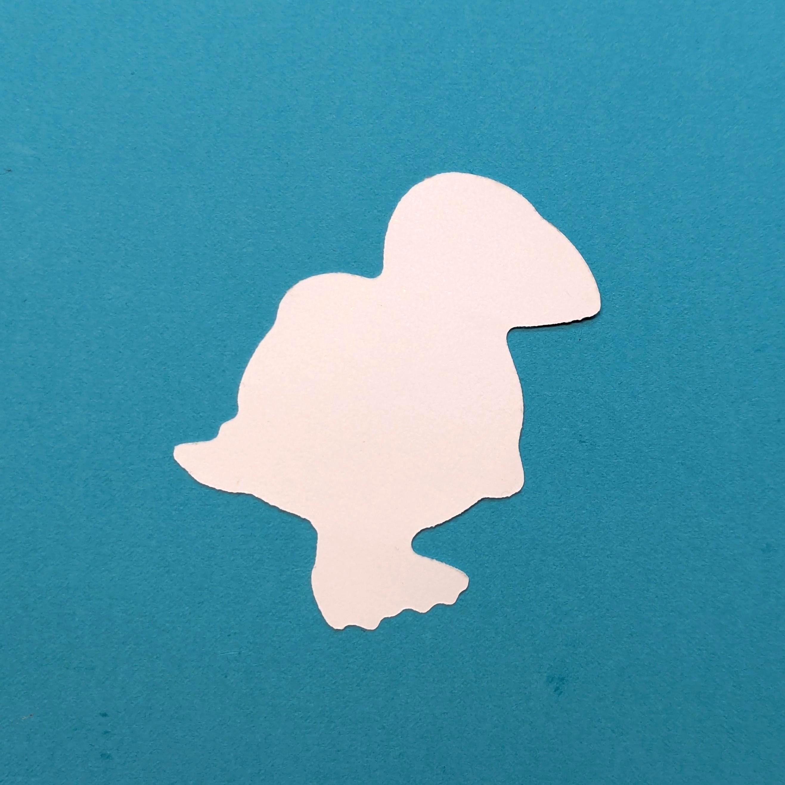 back view of puffin sticker